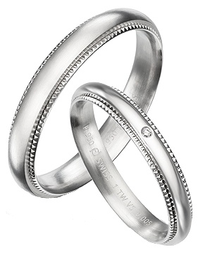 Женские ювелирные изделия  FURRER JACOT, Wedding rings, SKU: 71-84510-0-0/060-74-0-55-3 | dimax.lv