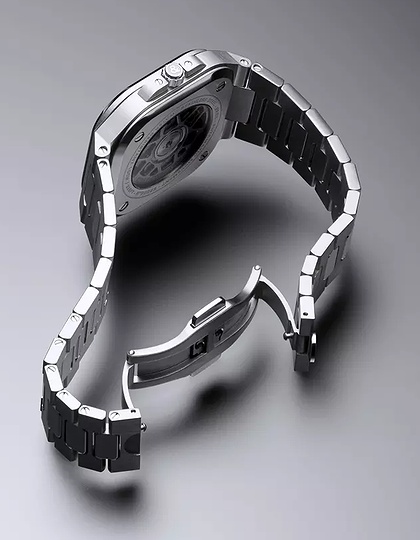 Men's watch / unisex  BELL & ROSS, BR 05 Blue Steel / 40mm, SKU: BR05A-BLU-ST/SST | dimax.lv