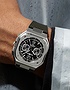 Men's watch / unisex  BELL & ROSS, BR 05 Chrono Black Steel / 42mm, SKU: BR05C-BLC-ST/SRB | dimax.lv