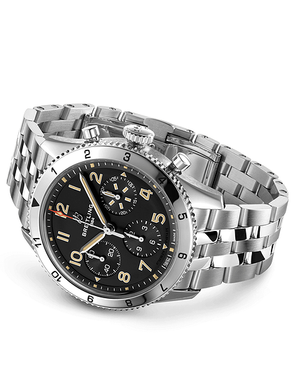 Men's watch / unisex  BREITLING, Classic AVI Chronograph P-51 Mustang / 42mm, SKU: A233803A1B1A1 | dimax.lv
