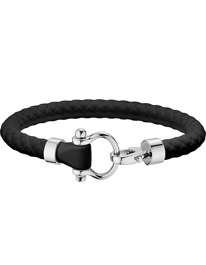  OMEGA ACCESSORIES, Aqua Black Sailing Bracelet M, SKU: B34STA0509703 | dimax.lv