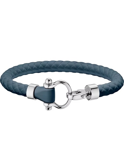  OMEGA ACCESSORIES, Aqua Blue Sailing Bracelet M, SKU: BA05ST0001003 | dimax.lv
