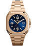 Мужские часы / унисекс  BELL & ROSS, BR 05 Blue Gold / 40mm, SKU: BR05A-BLU-PG/SPG | dimax.lv