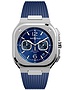 Мужские часы / унисекс  BELL & ROSS, BR 05 Chrono Blue Steel / 42mm, SKU: BR05C-BLU-ST/SRB | dimax.lv