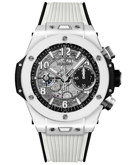 Мужские часы / унисекс  HUBLOT, Big Bang Unico White Ceramic / 42mm, SKU: 441.HX.1171.RX | dimax.lv
