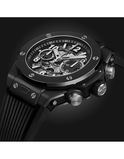 Men's watch / unisex  HUBLOT, Big Bang Unico Black Magic / 44mm, SKU: 421.CI.1170.RX | dimax.lv
