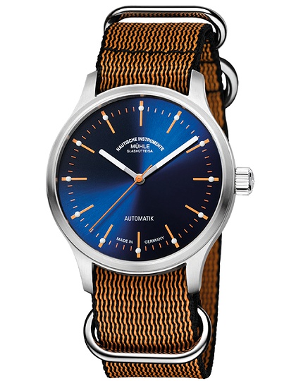Мужские часы / унисекс  MÜHLE-GLASHÜTTE, Panova Blue / 40mm, SKU: M1-40-72-NB-III | dimax.lv