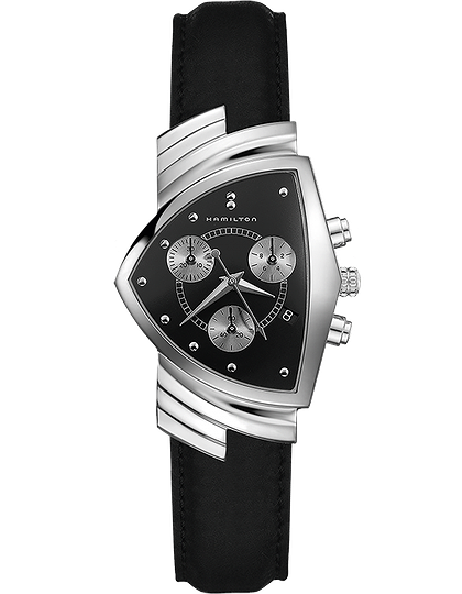 Men's watch / unisex  HAMILTON, Ventura Chrono Quartz / 32.3mm x 50.3mm, SKU: H24412732 | dimax.lv