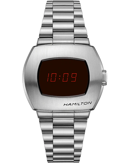 Мужские часы / унисекс  HAMILTON, American Classic PSR Digital Quartz / 40.8mm x 34.7mm, SKU: H52414130 | dimax.lv