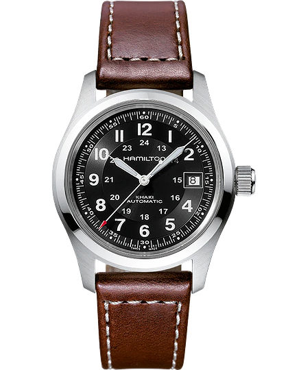 Мужские часы / унисекс  HAMILTON, Khaki Field Auto / 38mm, SKU: H70455533 | dimax.lv