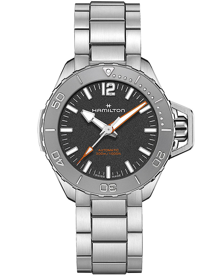 Мужские часы / унисекс  HAMILTON, Khaki Navy Frogman Auto / 41mm, SKU: H77485130 | dimax.lv