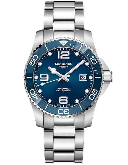 Men's watch / unisex  LONGINES, HydroConquest / 41mm, SKU: L3.781.4.96.6 | dimax.lv