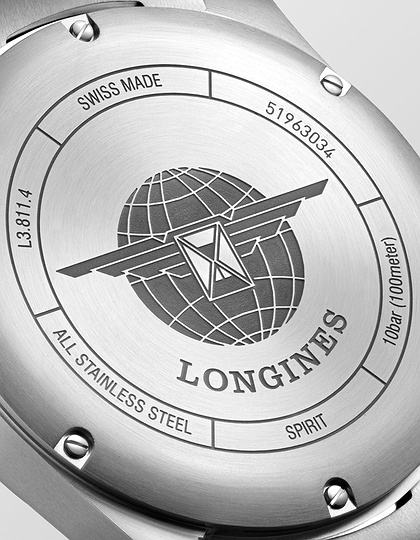 Мужские часы / унисекс  LONGINES, Spirit / 42mm, SKU: L3.811.4.93.6 | dimax.lv
