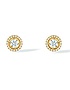 Sieviešu juvelierizstrādājumi  MESSIKA, Joy Round 2x0.25ct Diamonds Yellow Gold Studs Earrings, SKU: 04445-YG | dimax.lv