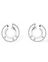 Женские ювелирные изделия  MESSIKA, Move Romane Large Hoop Earrings, SKU: 06690-WG | dimax.lv