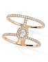 Women Jewellery  MESSIKA, Glam'Azone 2 Rangs Pave, SKU: 05237-PG | dimax.lv