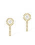 Women Jewellery  MESSIKA, Joy Hoop Round Diamonds 2x0.10ct Yellow Gold Earrings, SKU: 07482-YG | dimax.lv