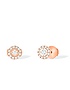 Sieviešu juvelierizstrādājumi  MESSIKA, Joy Round Diamonds PM Pink Gold Earrings, SKU: 06954-PG | dimax.lv