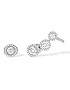 Sieviešu juvelierizstrādājumi  MESSIKA, Joy Trio Diamond White Gold Earrings, SKU: 07143-WG | dimax.lv