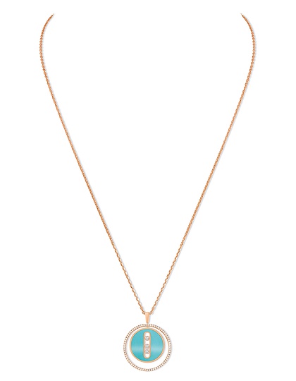 Women Jewellery  MESSIKA, Lucky Move MM Turquoise, SKU: 10836-PG | dimax.lv