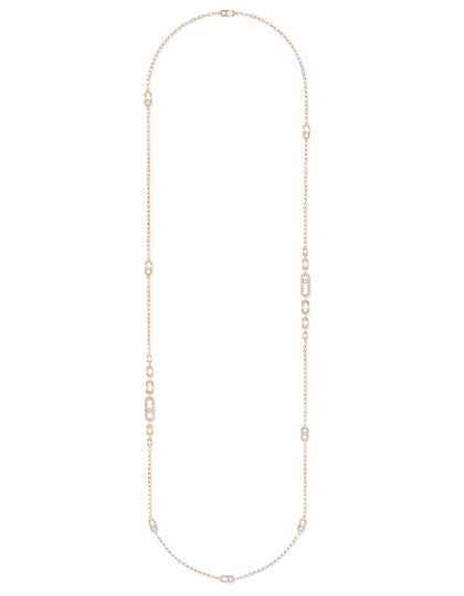 Women Jewellery  MESSIKA, Move Uno Long Necklace, SKU: 07170-PG | dimax.lv