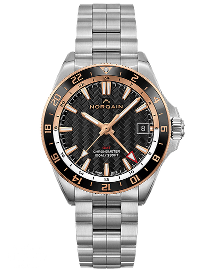 Men's watch / unisex  NORQAIN, Adventure Neverest GMT Limited Edition / 41mm, SKU: NN1100SGC1CG/BG113/150SSG | dimax.lv
