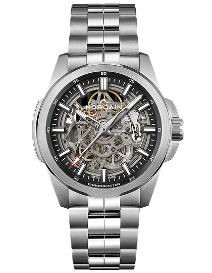 Мужские часы / унисекс  NORQAIN, Independence 22 Skeleton Special Edition / 42mm, SKU: N3000S03A/302/102SI | dimax.lv