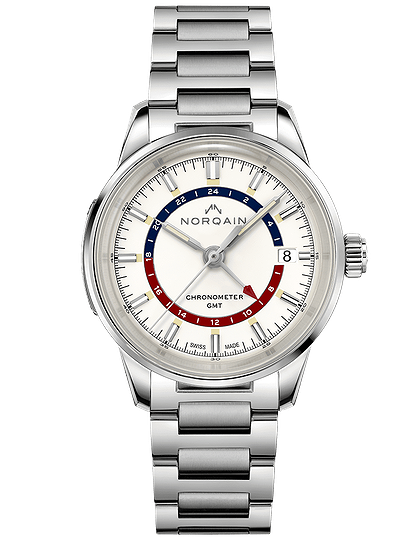 Men's watch / unisex  NORQAIN, Freedom 60 GMT / 40mm, SKU: NN2100SG/O211/20BO.18S | dimax.lv