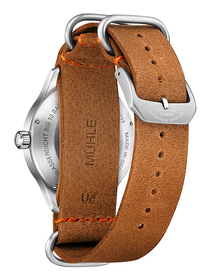 Men's watch / unisex  MÜHLE-GLASHÜTTE, Panova Blue / 40mm, SKU: M1-40-72-LB-II | dimax.lv