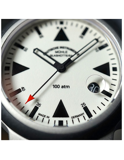 Vīriešu pulkstenis / unisex  MÜHLE-GLASHÜTTE, S.A.R. Rescue-Timer / 42 mm, SKU: M1-41-08-MB | dimax.lv
