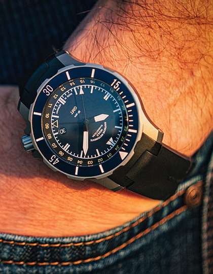 Men's watch / unisex  MÜHLE-GLASHÜTTE, S.A.R. Seebataillon GMT / 45mm, SKU: M1-28-62-KB | dimax.lv