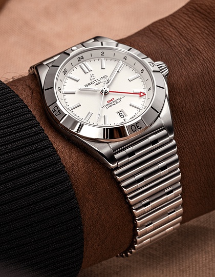 Men's watch / unisex  BREITLING, Chronomat Automatic GMT / 40mm, SKU: A32398101A1A1 | dimax.lv