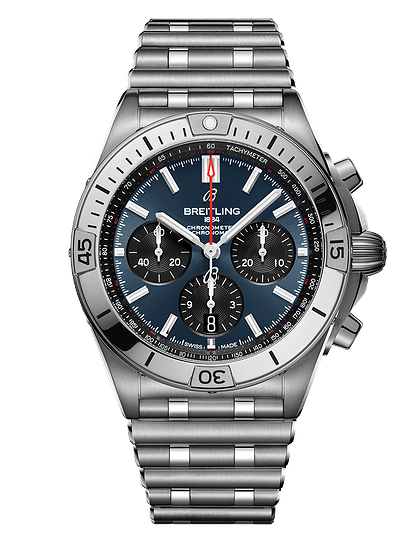 Men's watch / unisex  BREITLING, Chronomat B01 / 42mm, SKU: AB0134101C1A1 | dimax.lv