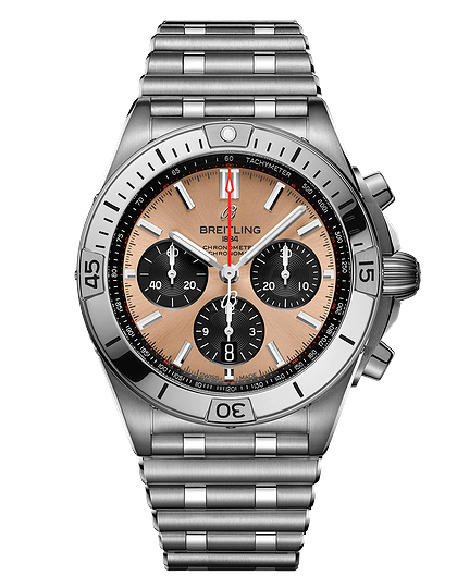 Men's watch / unisex  BREITLING, Chronomat B01 / 42mm, SKU: AB0134101K1A1 | dimax.lv