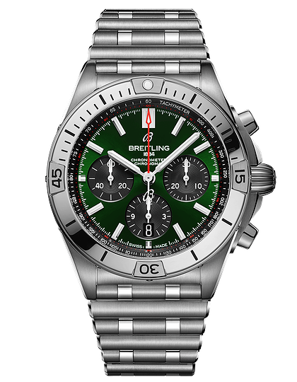 Men's watch / unisex  BREITLING, Chronomat B01 / 42mm, SKU: AB0134101L1A1 | dimax.lv