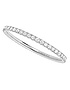 Sieviešu juvelierizstrādājumi  MESSIKA, Gatsby XS Diamond White Gold Wedding Ring, SKU: 05064-WG | dimax.lv