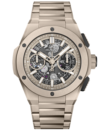 Men's watch / unisex  HUBLOT, Big Bang Integrated Beige Ceramic / 42mm, SKU: 451.CZ.4620.CZ | dimax.lv