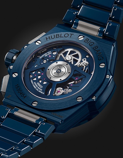 Men's watch / unisex  HUBLOT, Big Bang Integral Blue Ceramic / 42mm, SKU: 451.EX.5123.EX | dimax.lv