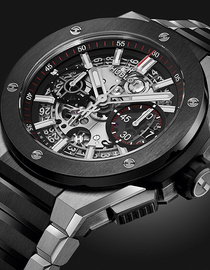 Men's watch / unisex  HUBLOT, Big Bang Integrated Titanium Ceramic / 42mm, SKU: 451.NM.1170.NM | dimax.lv