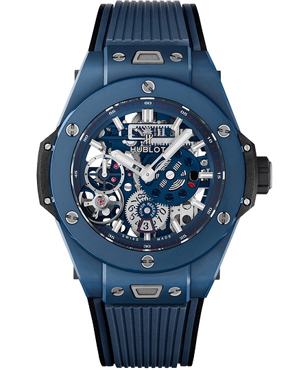 Men's watch / unisex  HUBLOT, Big Bang Meca-10 Ceramic Blue / 45mm, SKU: 414.EX.5123.RX | dimax.lv