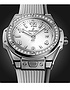 Женские часы  HUBLOT, Big Bang One Click Steel White Diamonds / 33mm, SKU: 485.SE.2010.RW.1204 | dimax.lv