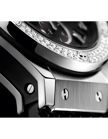 Vīriešu pulkstenis / unisex  HUBLOT, Big Bang Steel Diamonds / 41mm, SKU: 341.SX.130.RX.114 | dimax.lv