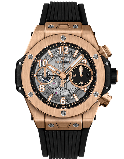 Men's watch / unisex  HUBLOT, Big Bang Unico King Gold / 42mm, SKU: 441.OX.1181.RX | dimax.lv