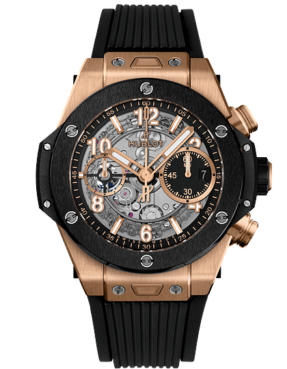 Men's watch / unisex  HUBLOT, Big Bang Unico King Gold Ceramic / 42mm, SKU: 441.OM.1181.RX | dimax.lv