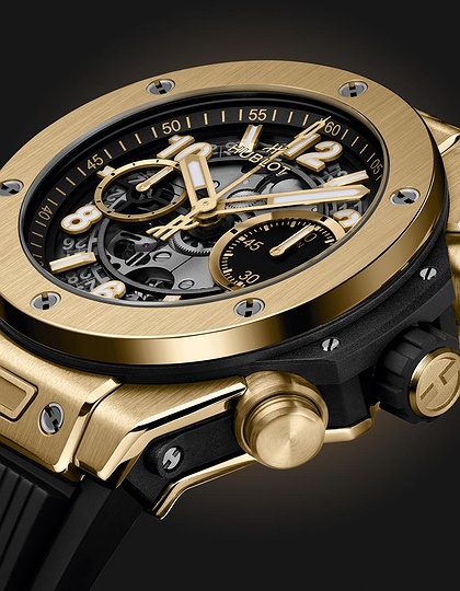 Men's watch / unisex  HUBLOT, Big Bang Unico Yellow Gold / 42mm, SKU: 441.VX.1131.RX | dimax.lv