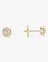 Sieviešu juvelierizstrādājumi  MESSIKA, Joy Round Diamonds PM Yellow Gold Earrings, SKU: 06954-YG | dimax.lv