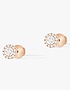 Sieviešu juvelierizstrādājumi  MESSIKA, Joy Round Diamonds PM Pink Gold Earrings, SKU: 06954-PG | dimax.lv