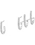 Women Jewellery  MESSIKA, Gatsby Multi hoop, SKU: 06503-WG | dimax.lv