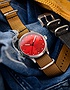 Men's watch / unisex  MÜHLE-GLASHÜTTE, Panova Red / 40mm, SKU: M1-40-78-NB-III | dimax.lv