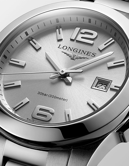Женские часы  LONGINES, Conquest / 29.50mm, SKU: L3.376.4.76.6 | dimax.lv